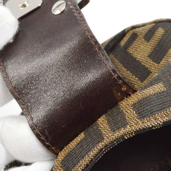 Fendi Brown Zucca Handbag - Picture 4 of 8